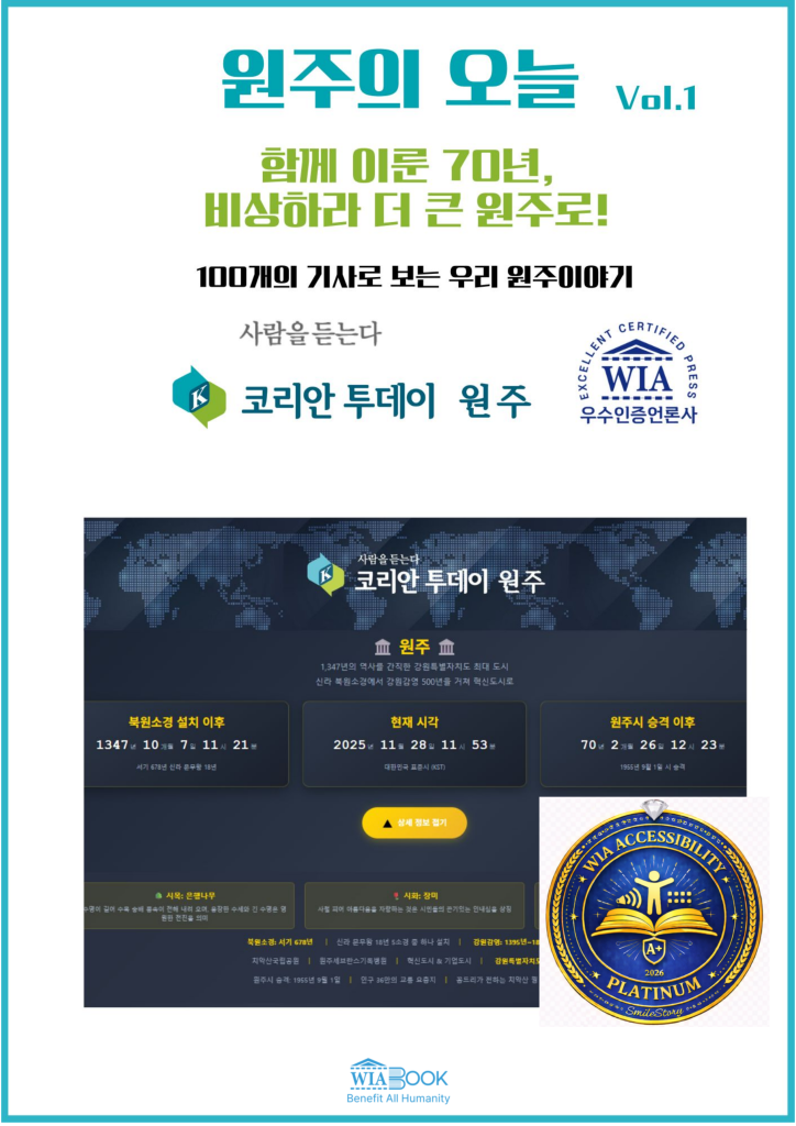 원주의 오늘 Vol.1 표지