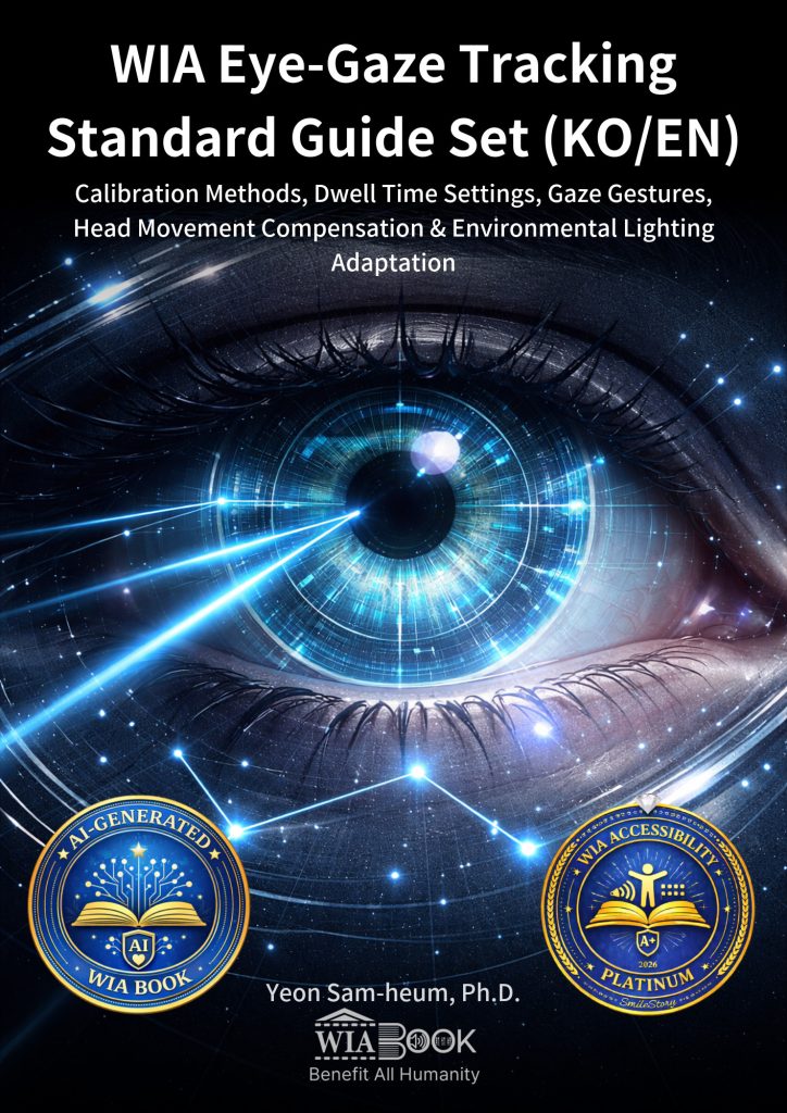 WIA Eye-Gaze Tracking Standard Guide Set (KO/EN) 표지