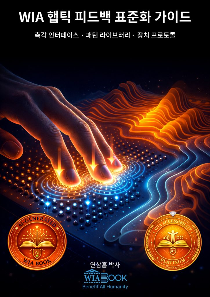 WIA 햅틱 피드백 표준화 가이드 (KO) 표지