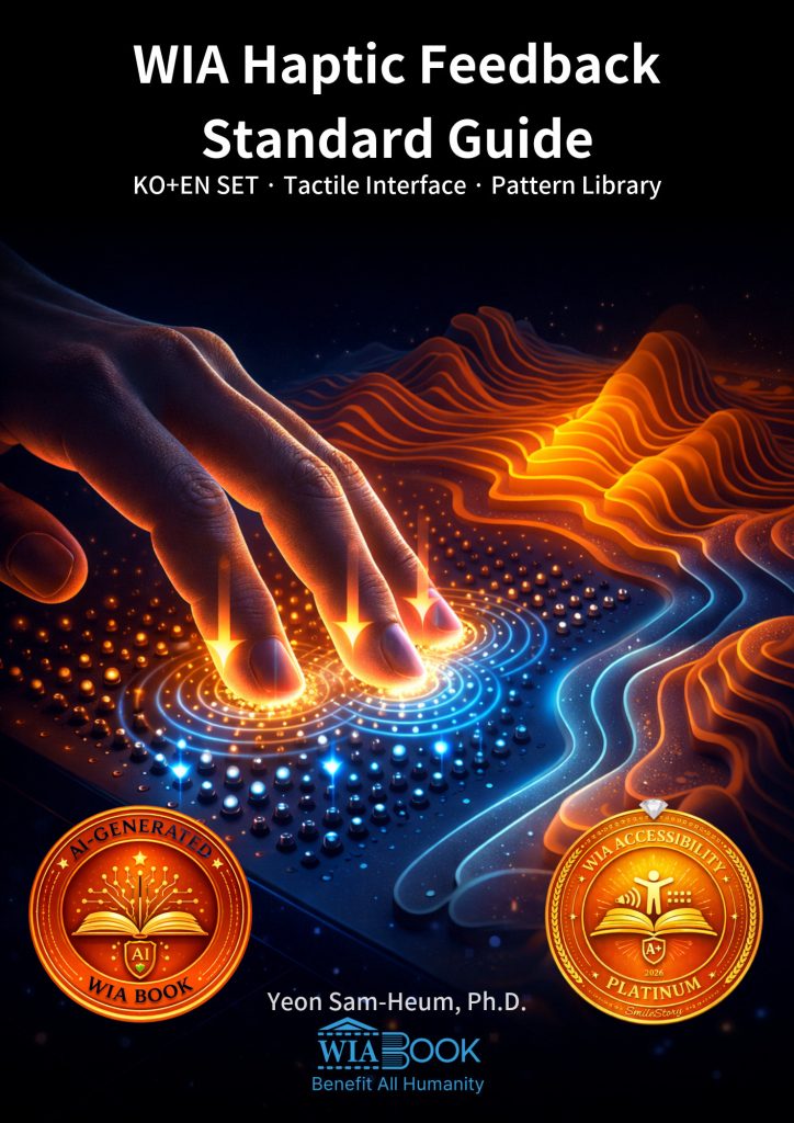 WIA Haptic Feedback Standard Guide (세트/SET) 표지