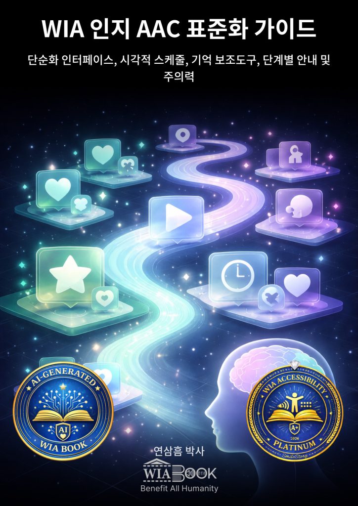 WIA 인지 AAC 표준화 가이드 (KO) (WIABOOK) 표지