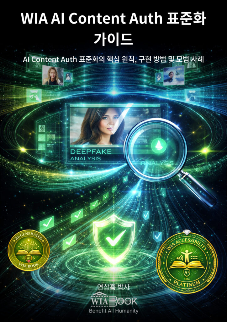 WIA AI 콘텐츠 인증 표준화 가이드 (KO) 표지