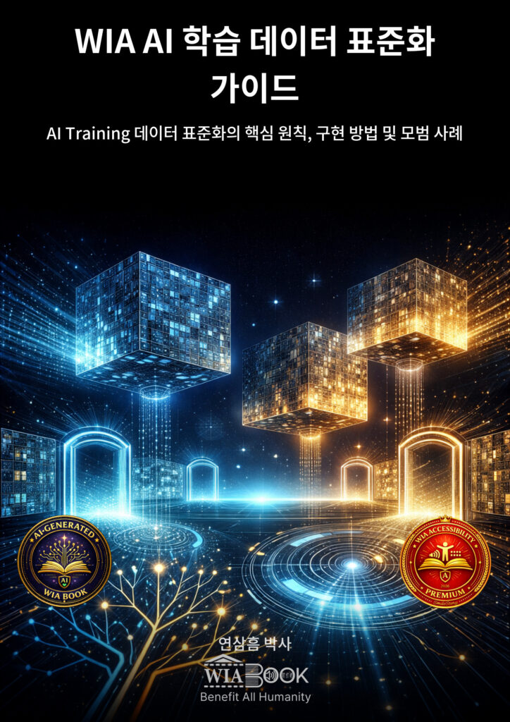 WIA AI 학습 데이터 표준화 가이드 (KO) 표지