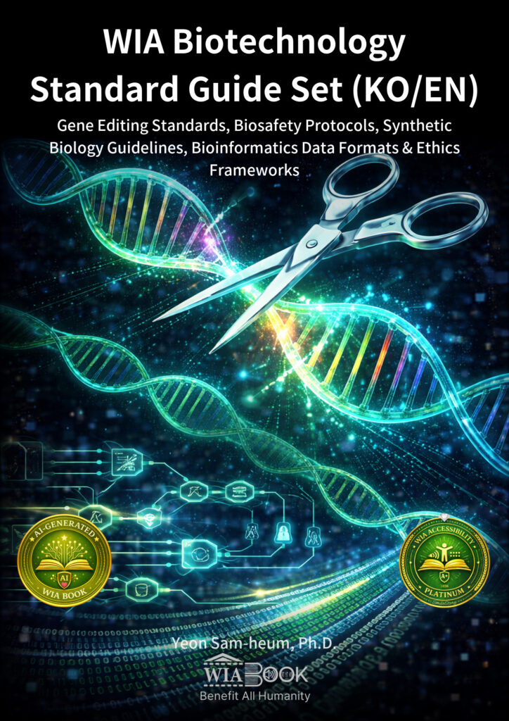 WIA Biotechnology Standard Guide Set (KO/EN) 표지