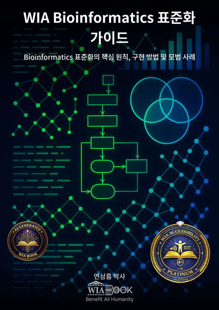 WIA 생물정보학 표준화 가이드 (KO) 표지
