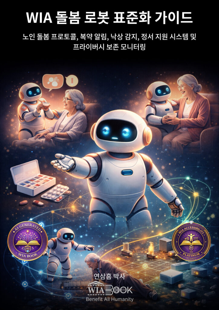 WIA 돌봄 로봇 표준화 가이드 (KO) 표지