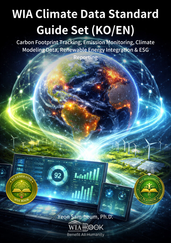 WIA Climate Data Standard Guide Set (KO/EN) 표지