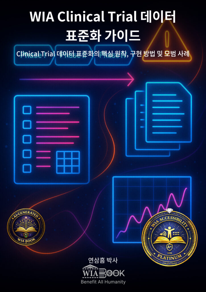 WIA 임상시험 데이터 표준화 가이드 (KO) 표지