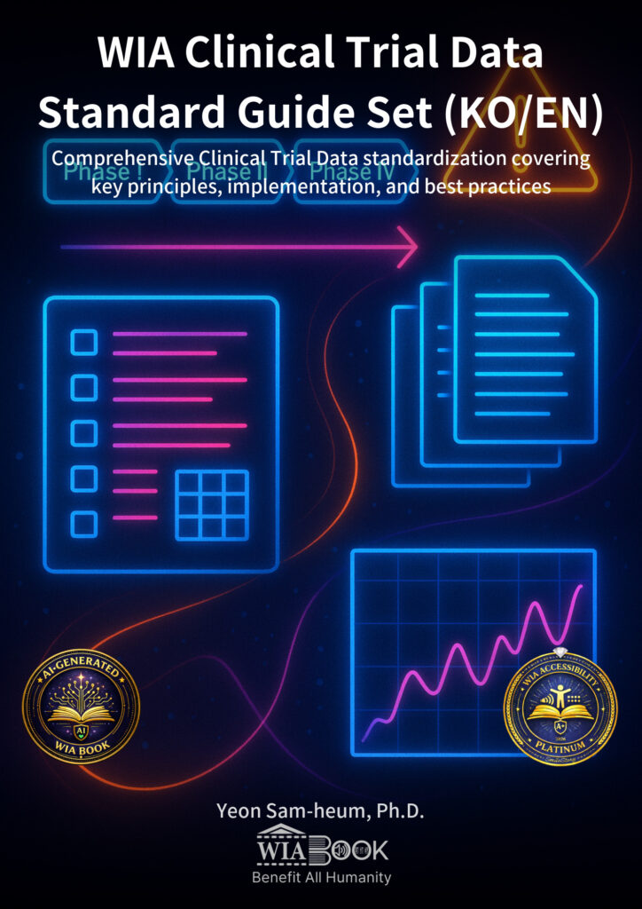 WIA Clinical Trial Data Standard Guide Set (KO/EN) 표지