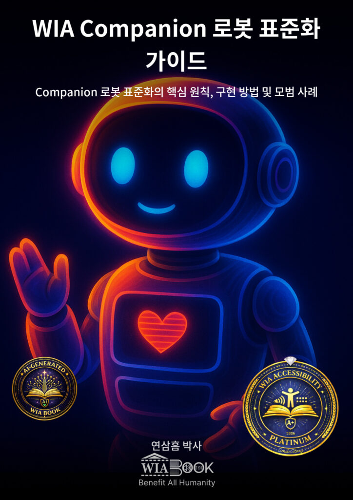 WIA 반려 로봇 표준화 가이드 (KO) 표지