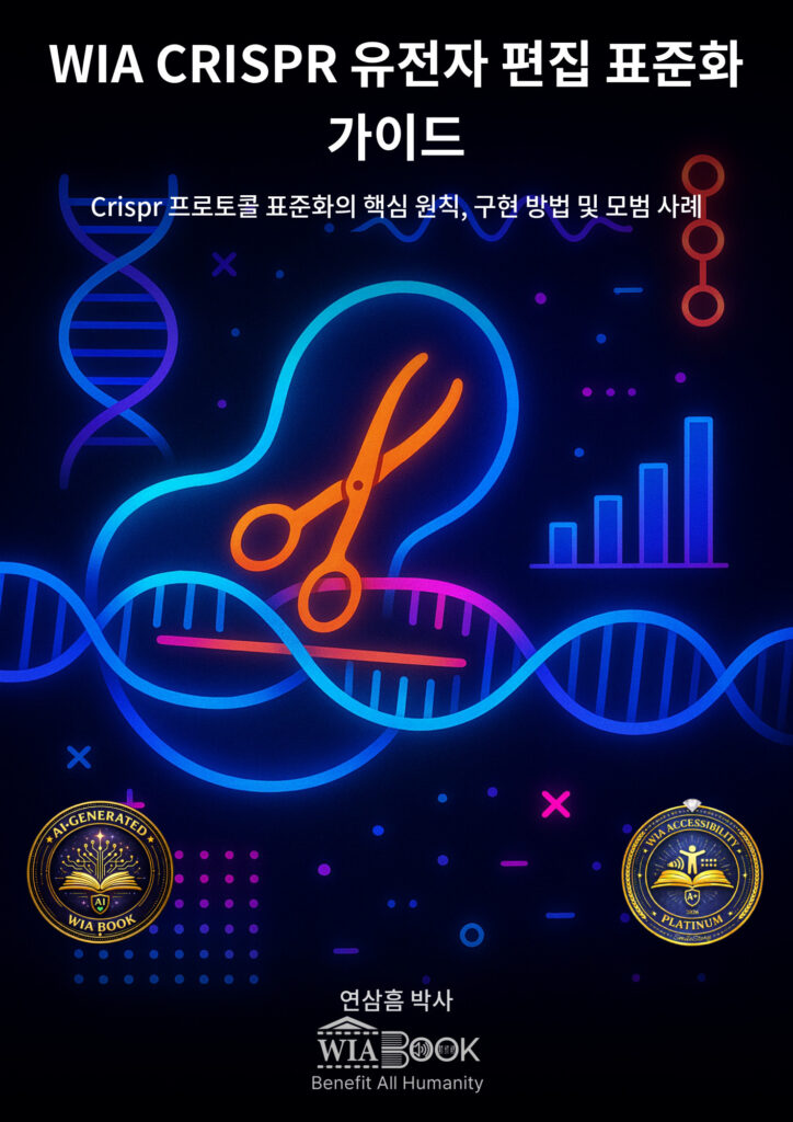 WIA CRISPR 유전자 편집 표준화 가이드 (KO) 표지