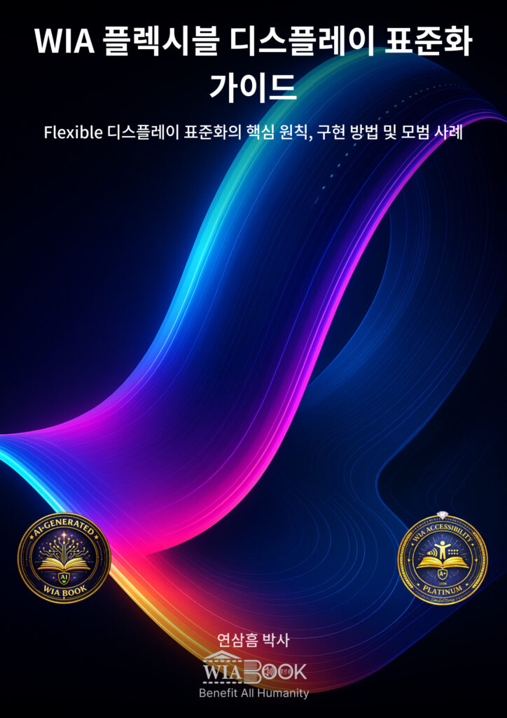 WIA 플렉시블 디스플레이 표준화 가이드 (KO) 표지