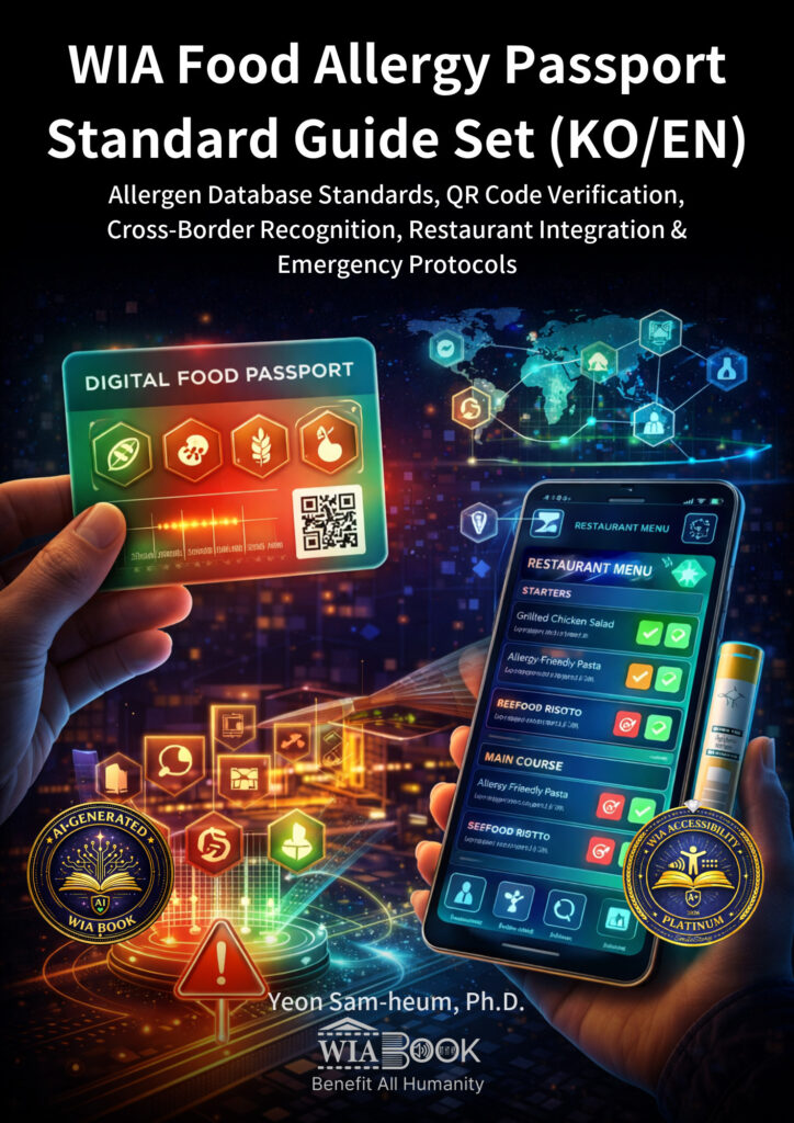 WIA Food Allergy Passport Standard Guide Set (KO/EN) 표지