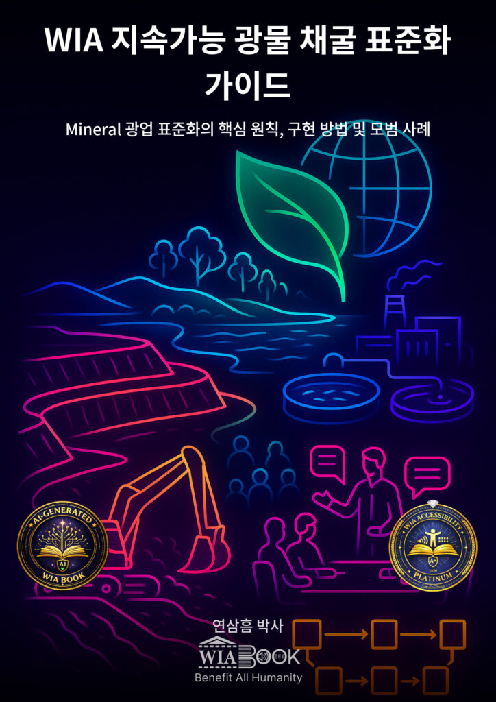 WIA 지속가능 광물 채굴 표준화 가이드 (KO) 표지