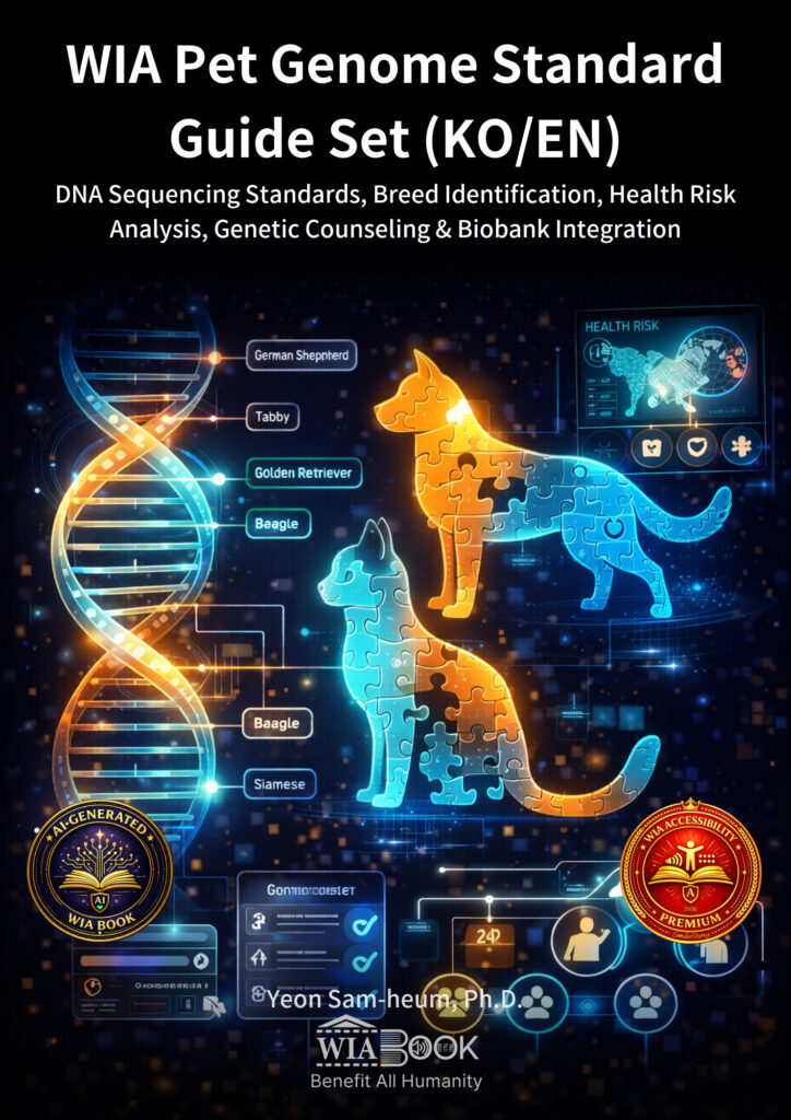 WIA Pet Genome Standard Guide Set (KO/EN) 표지