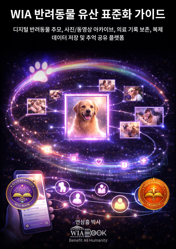 WIA 반려동물 유산 표준화 가이드 (KO) 표지