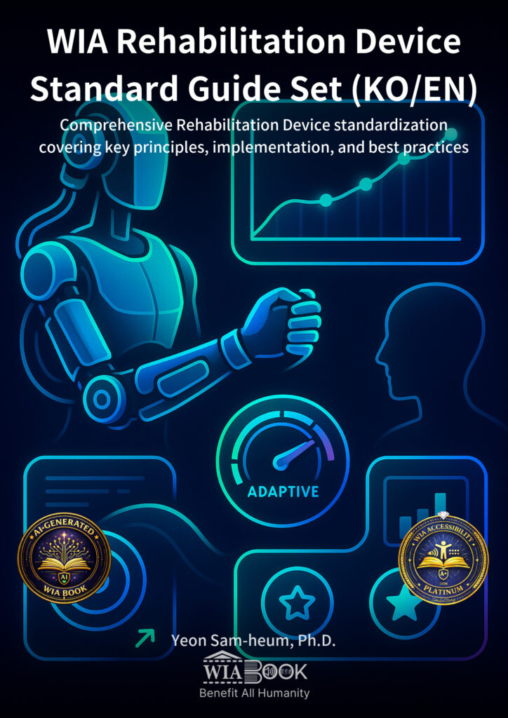 WIA Rehabilitation Device Standard Guide Set (KO/EN) 표지