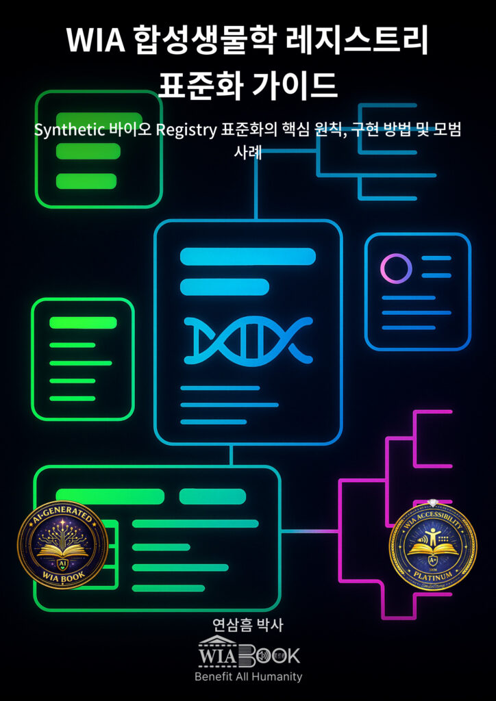 WIA 합성생물학 레지스트리 표준화 가이드 (KO) 표지