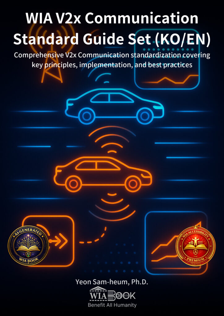 WIA V2x Communication Standard Guide Set (KO/EN) 표지
