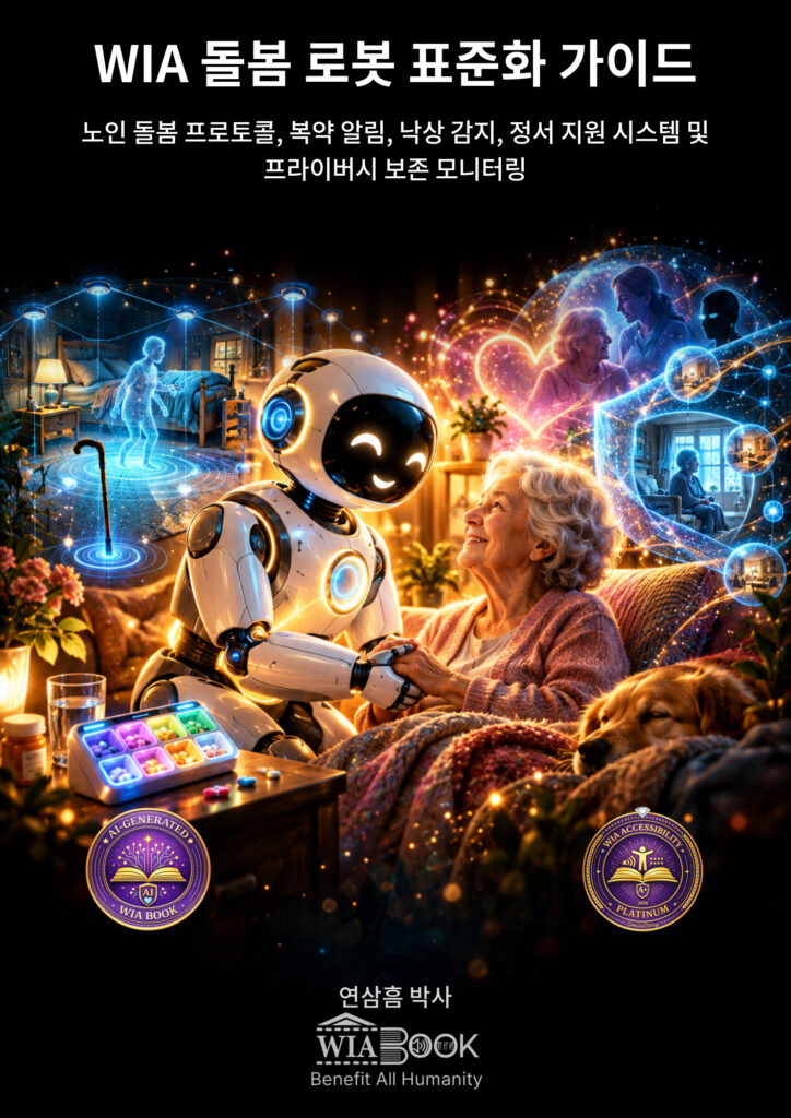 WIA 돌봄 로봇 표준화 가이드 (KO) 표지