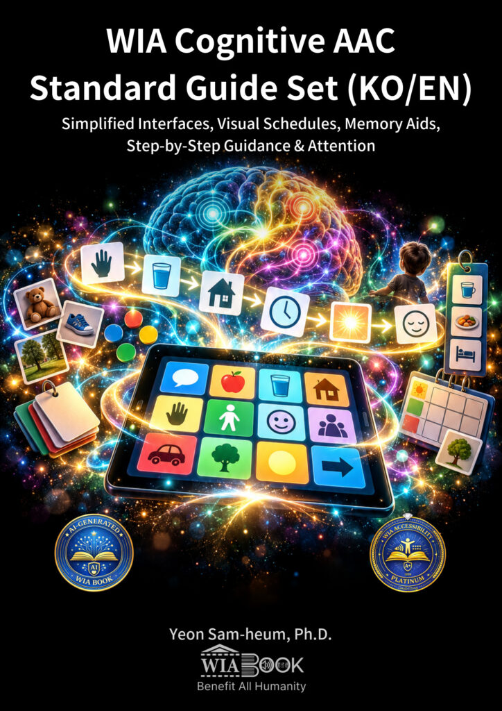 WIA Cognitive AAC Standard Guide Set (KO/EN) 표지