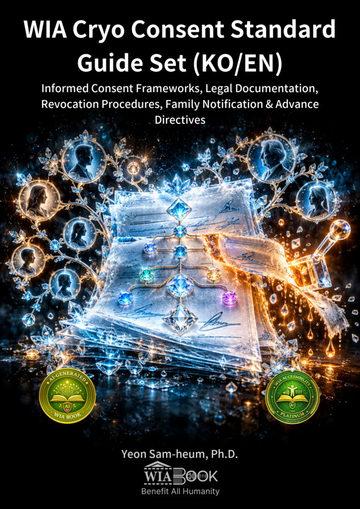 WIA Cryo Consent Standard Guide Set (KO/EN) 표지