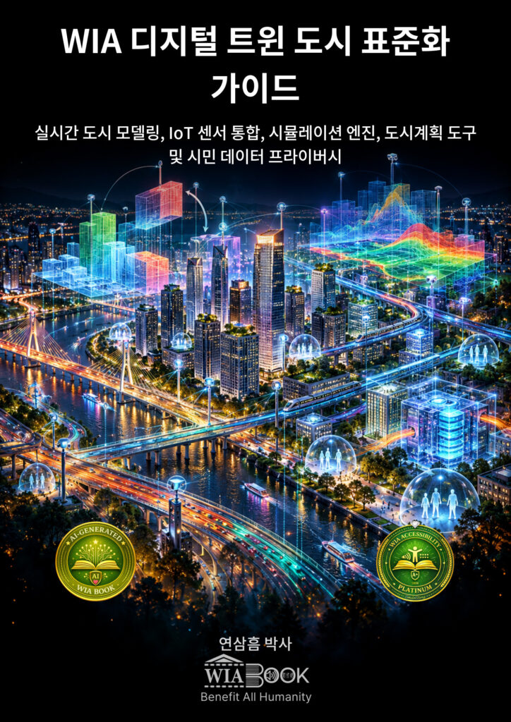 WIA 디지털 트윈 도시 표준화 가이드 (KO) 표지