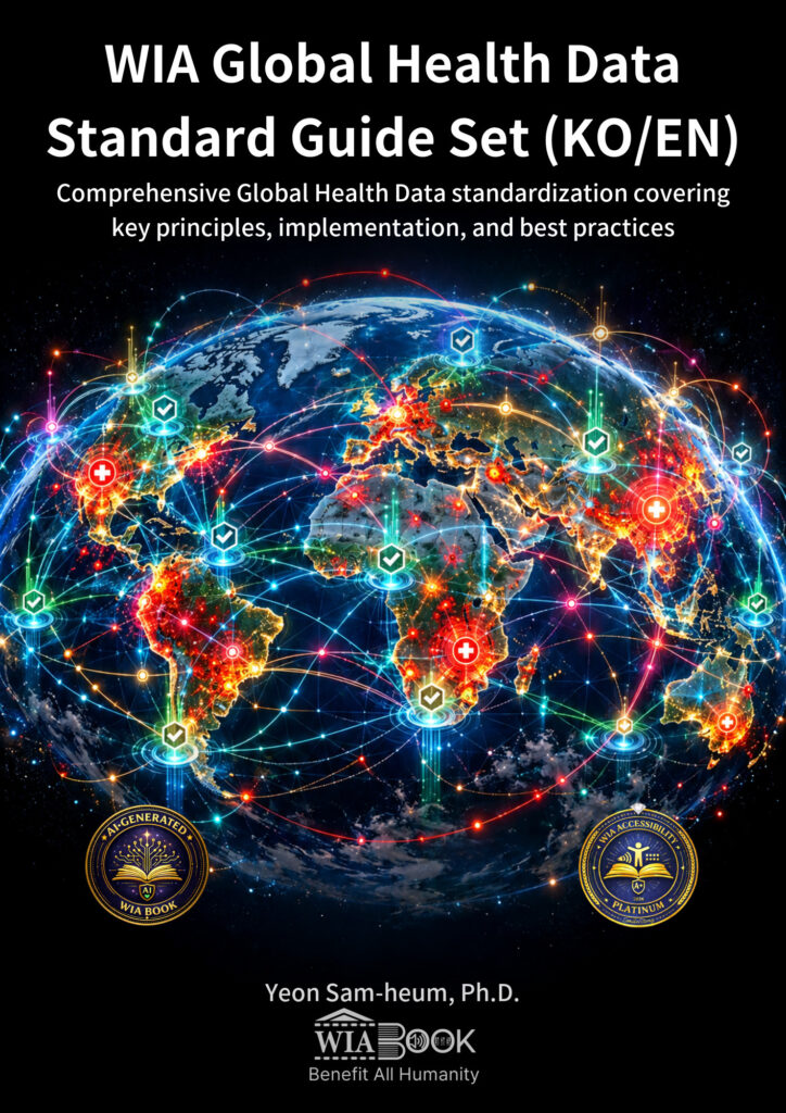 WIA Global Health Data Standard Guide Set (KO/EN) 표지