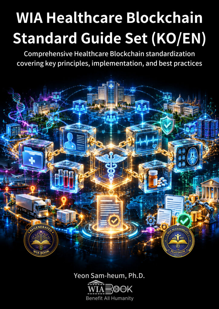 WIA Healthcare Blockchain Standard Guide Set (KO/EN) 표지