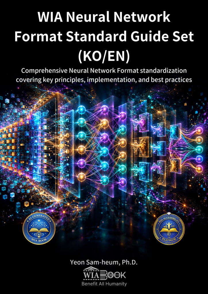 WIA Neural Network Format Standard Guide Set (KO/EN) 표지