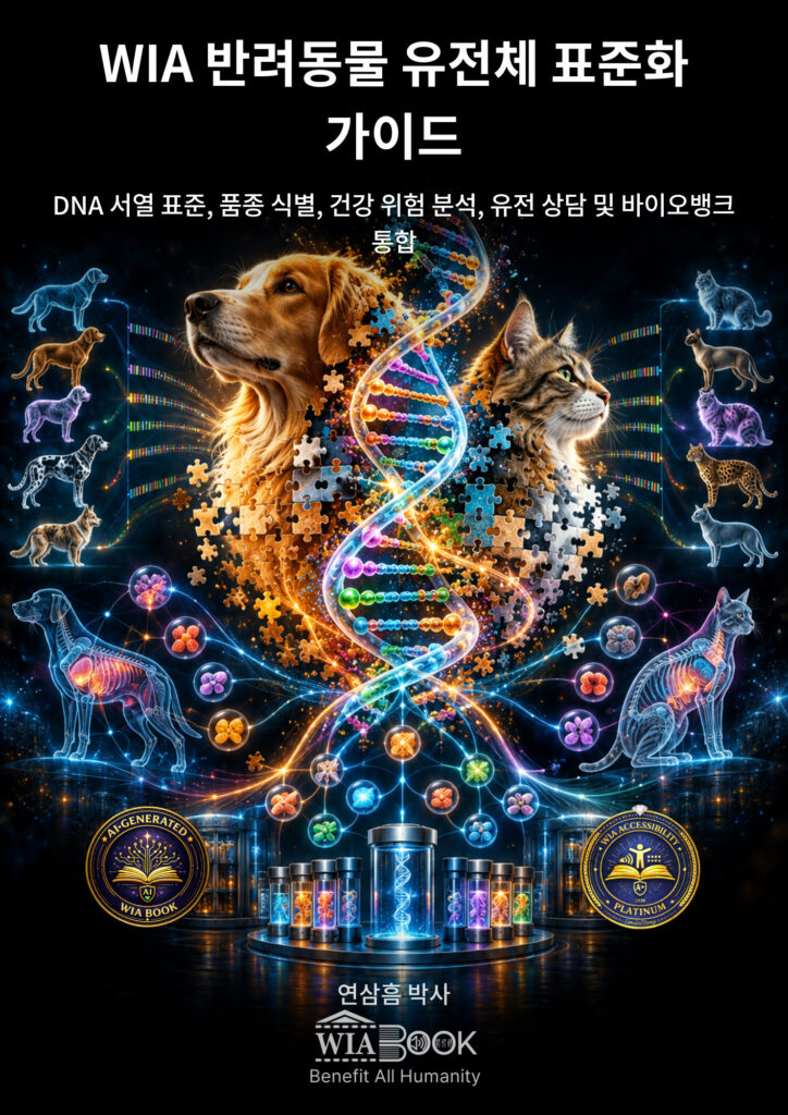 WIA 반려동물 유전체 표준화 가이드 (KO) 표지