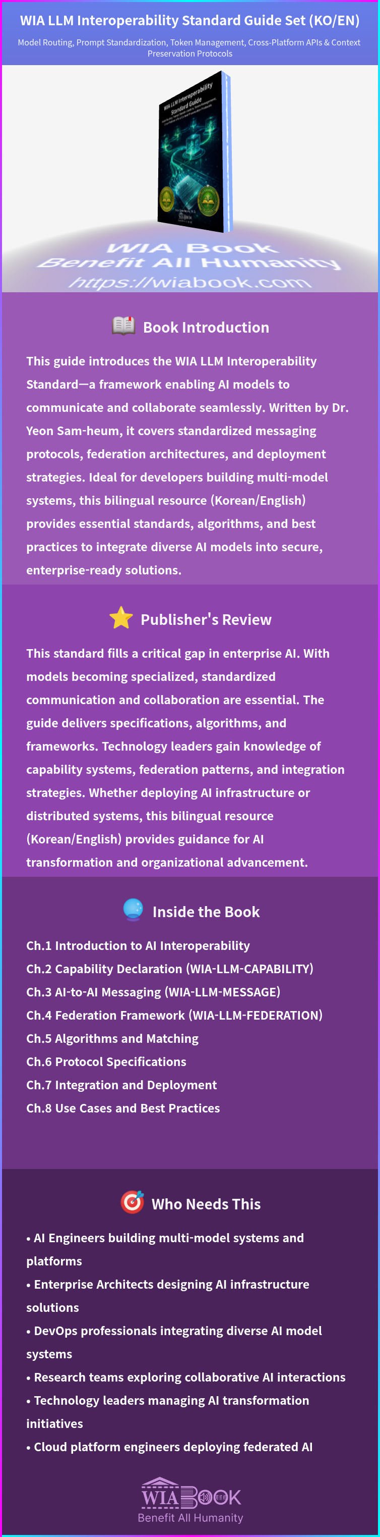 WIA LLM Interoperability Standard Guide Set 상세