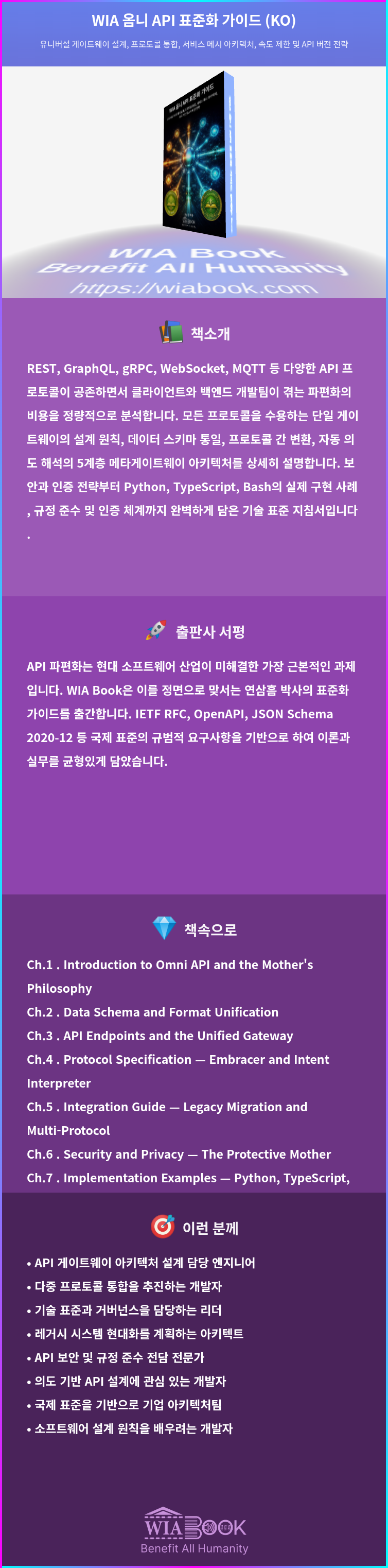 WIA 옴니 API 표준화 가이드 (KO) 상세