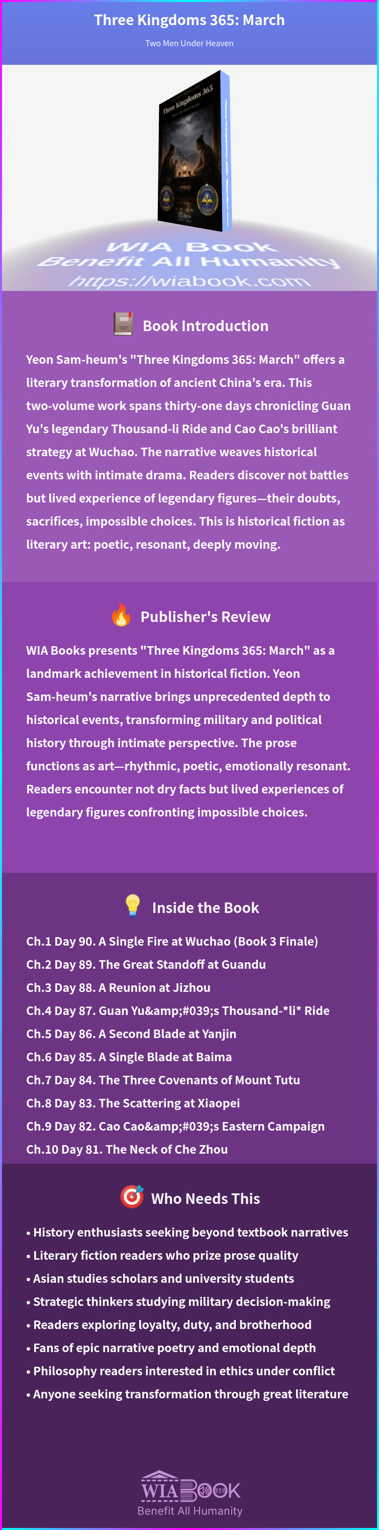 Three Kingdoms 365: March 상세