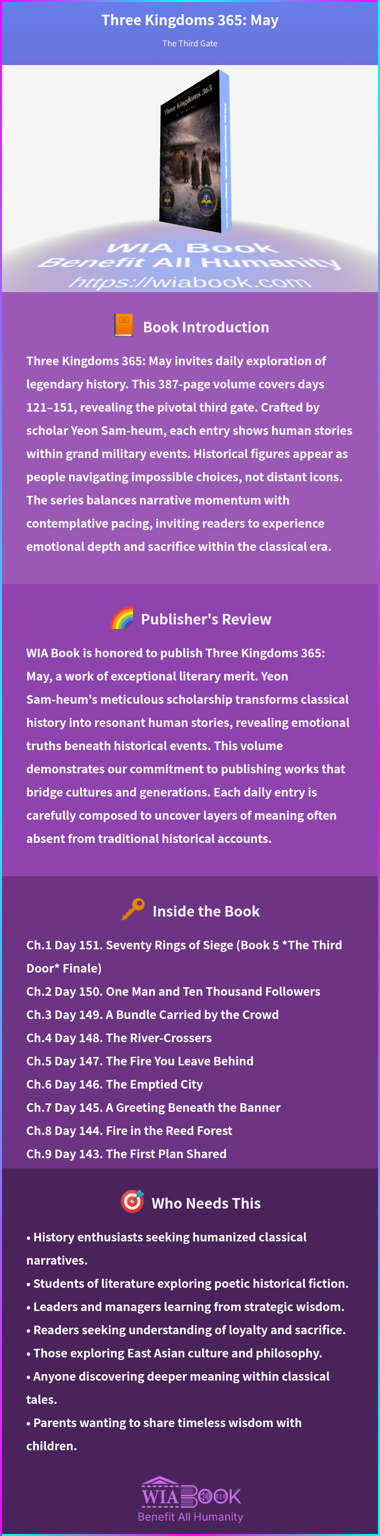 Three Kingdoms 365: May 상세