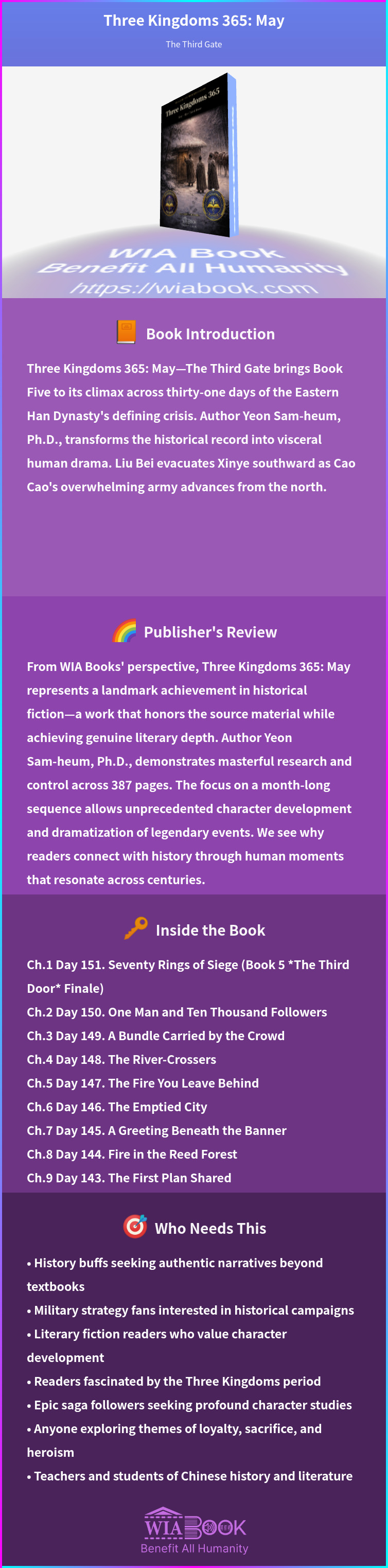 Three Kingdoms 365: May 상세