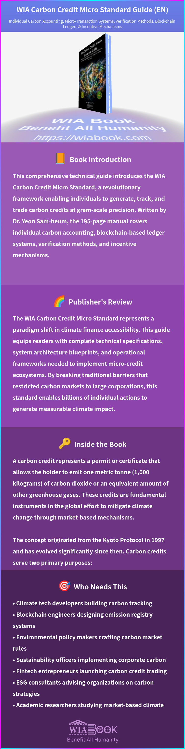 WIA Carbon Credit Micro Standard Guide (EN) 상세