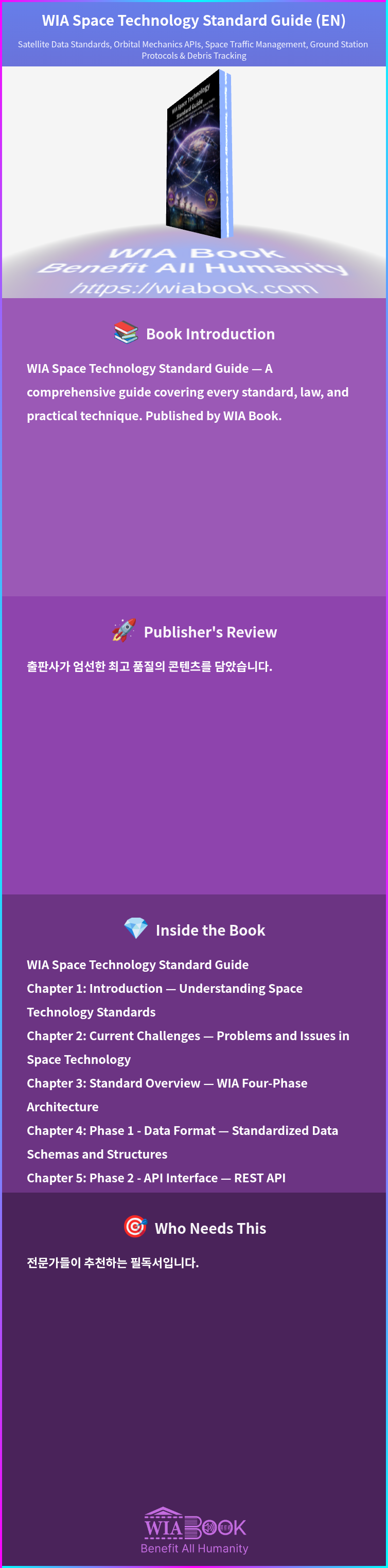 WIA Space Technology Standard Guide (EN) 상세