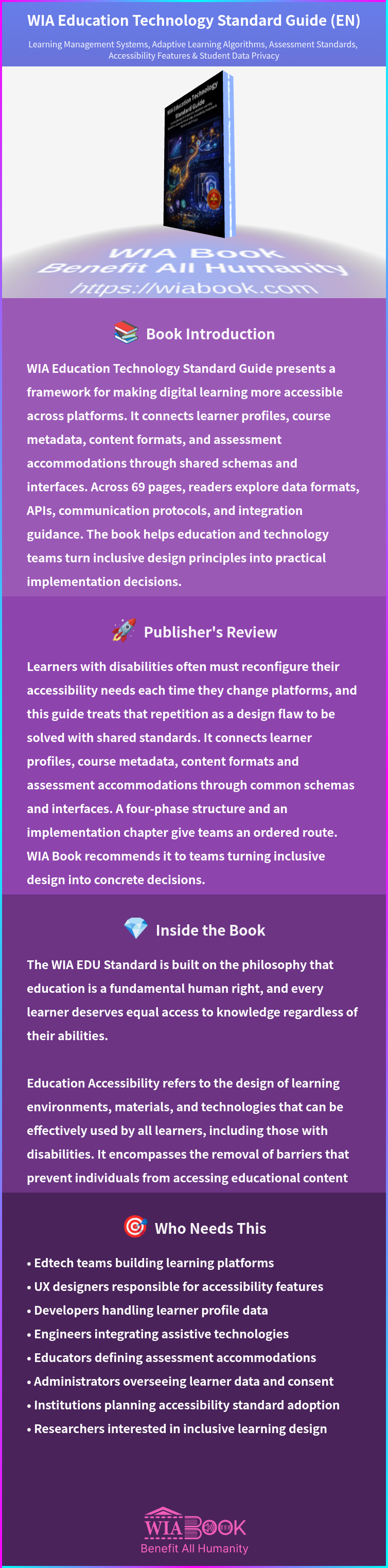 WIA Education Technology Standard Guide (EN) 상세