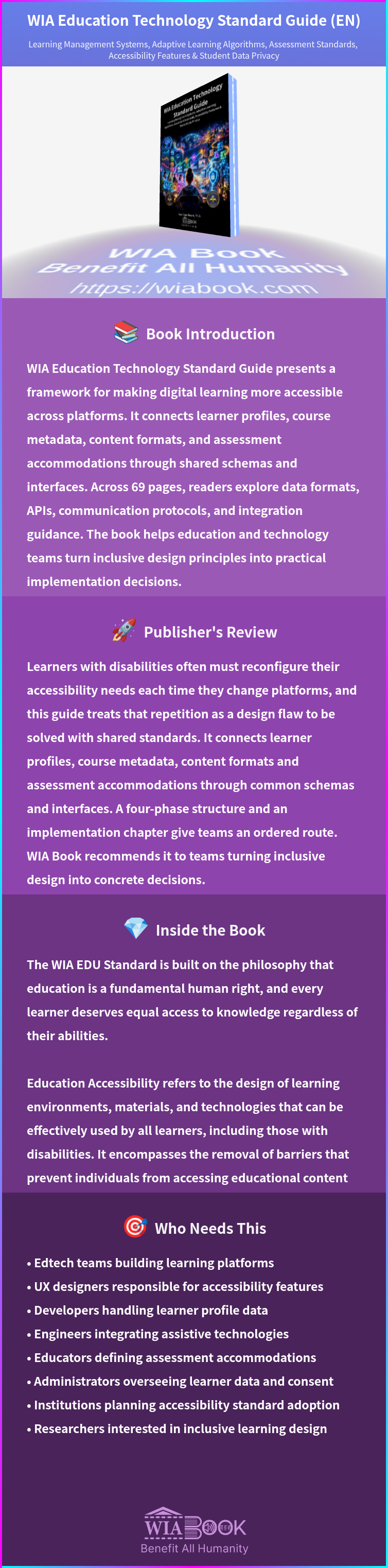 WIA Education Technology Standard Guide (EN) 상세
