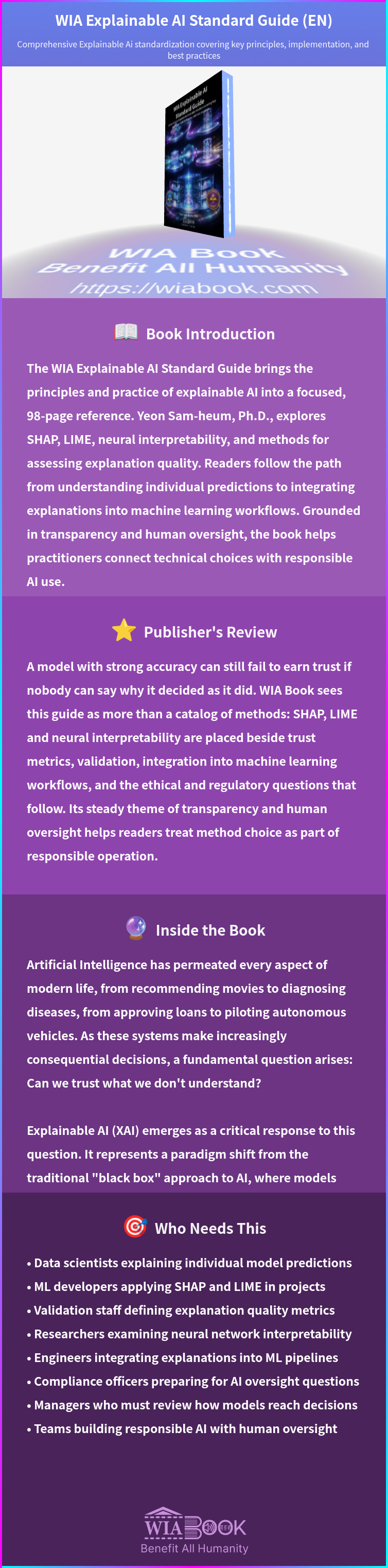 WIA Explainable AI Standard Guide (EN) 상세