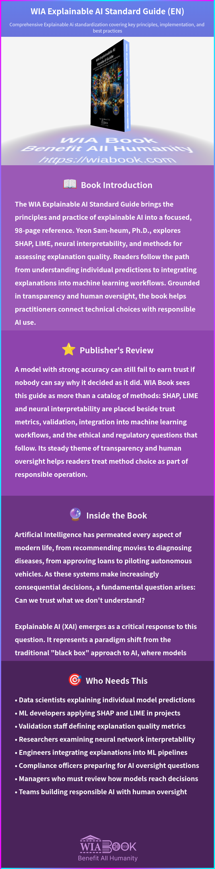 WIA Explainable AI Standard Guide (EN) 상세