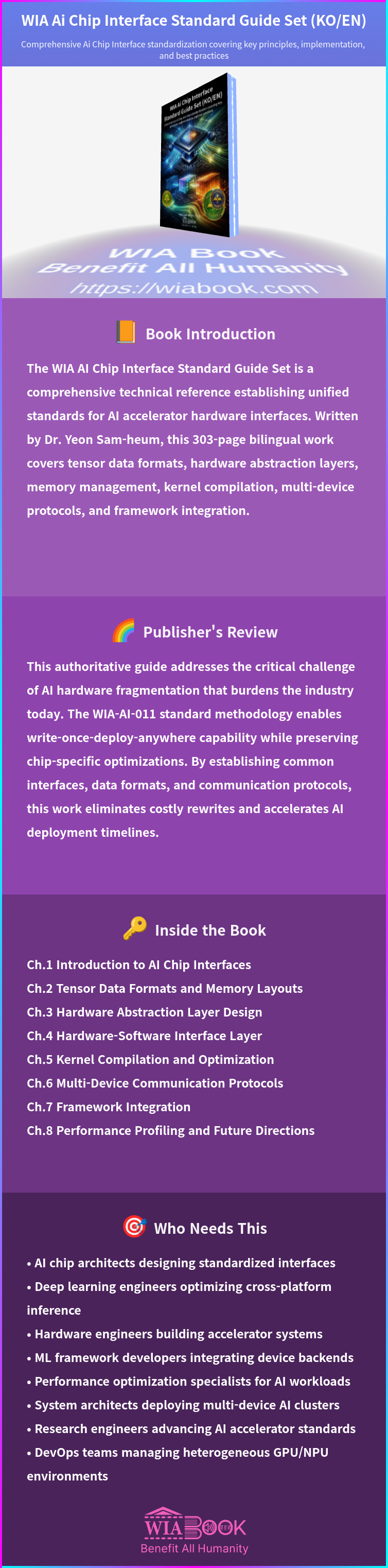 WIA Ai Chip Interface Standard Guide Set (KO/EN) 상세
