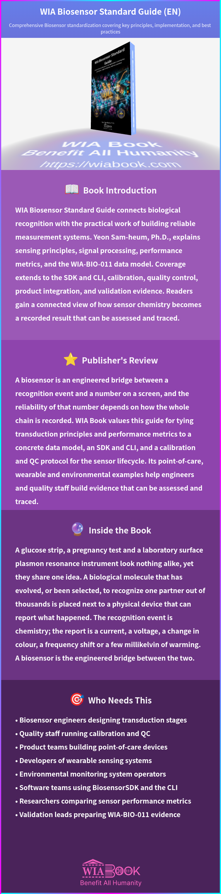 WIA Biosensor Standard Guide (EN) 상세