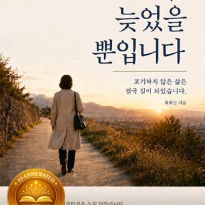 조금 늦었을 뿐입니다