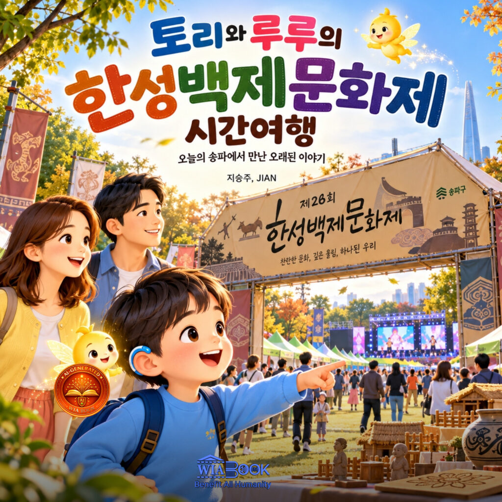 토리와 루루의 한성백제문화제 시간여행 표지