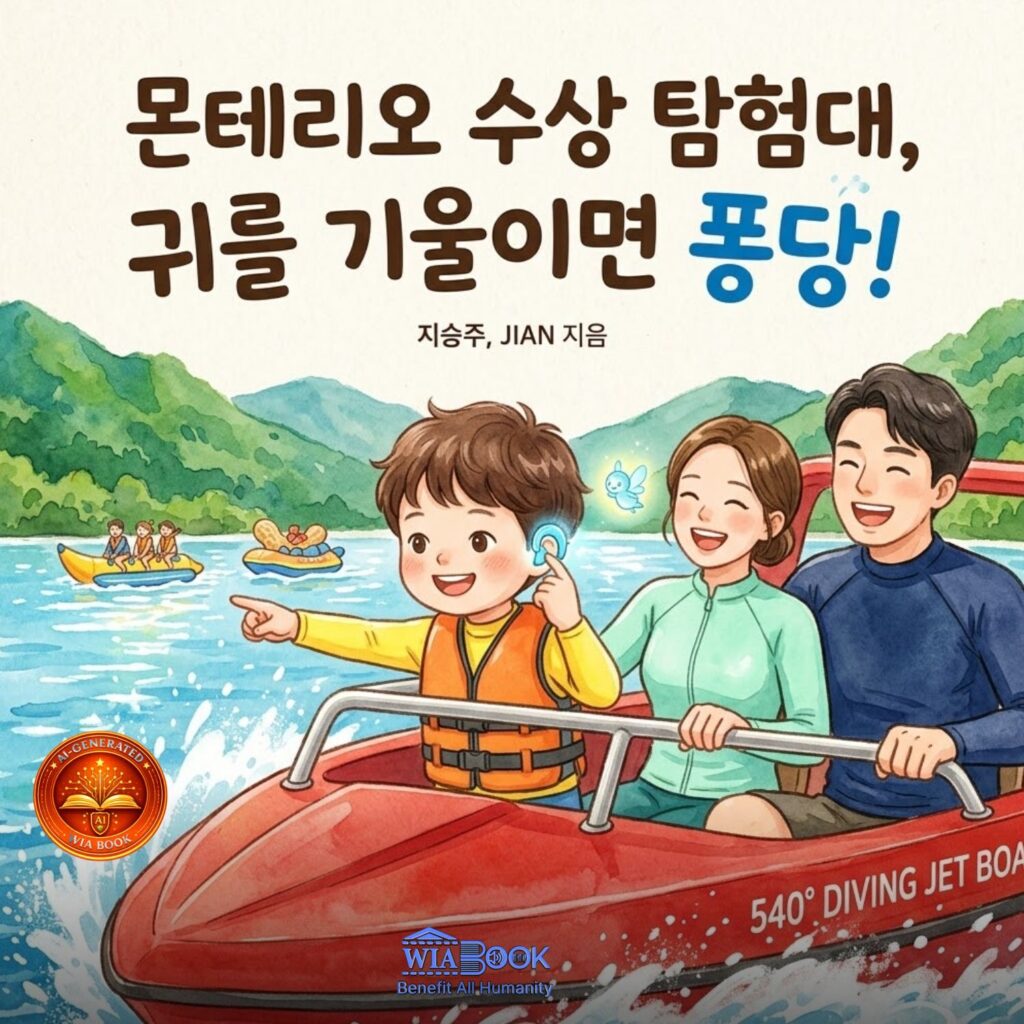 몬테리오 수상 탐험대, 귀를 기울이면 퐁당! 표지