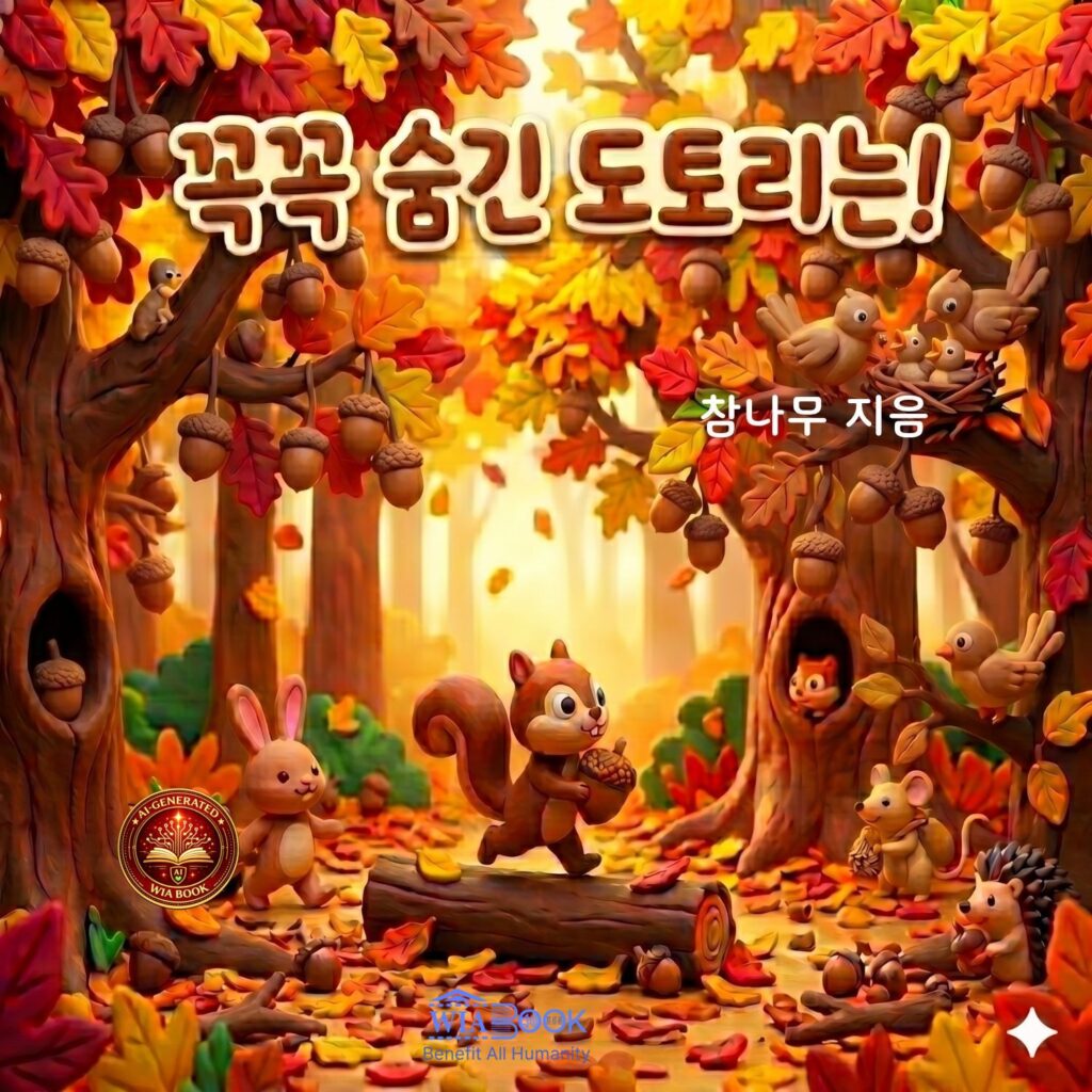 꼭꼭 숨긴 도토리는! 표지