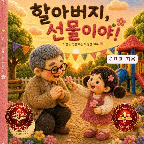 할아버지, 선물이야!